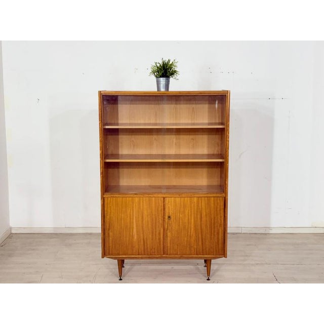 Bookcase in Walnut Veneer, 1960s For Sale - Image 13 of 13