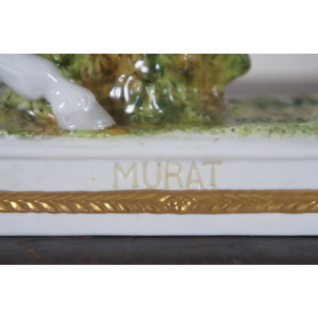 Late 19th Century Antique Kister Porcelain Joachim Murat French Revolution Figurine Statue For Sale - Image 11 of 13