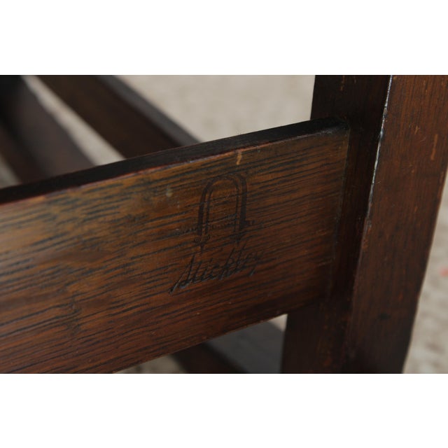 Gustav Stickley Antique Mission Oak Youth Diminutive Rocking Chair For Sale - Image 15 of 15
