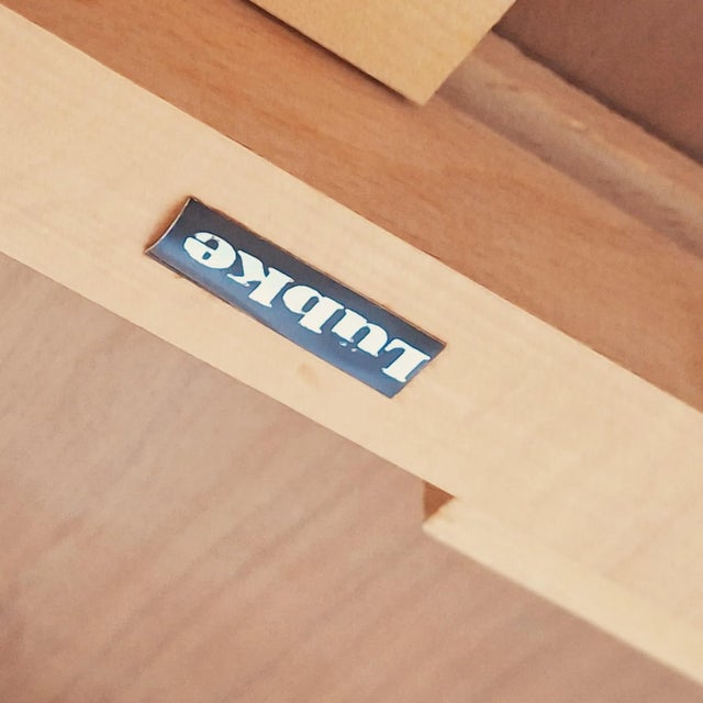 Brown Extendable Teak Table from Lübke, 1959 For Sale - Image 8 of 9