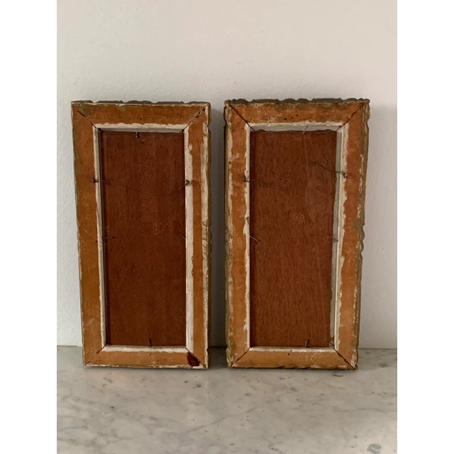 Antique 19th Century Russian Framed Oil on Board Paintings of a Snowball Fight, Pair For Sale - Image 12 of 13