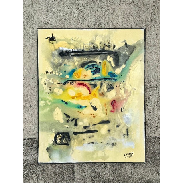 Early 21st Century Vintage Original Oil Portrait on Canvas For Sale - Image 5 of 12