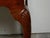 English 1940s Dresser Base with Three Drawers, Cabriole Legs and Carved Apron For Sale - Image 4 of 12