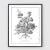 Not Yet Made - Made To Order Reproduction French Modern Black and White Floral Print For Sale - Image 5 of 5