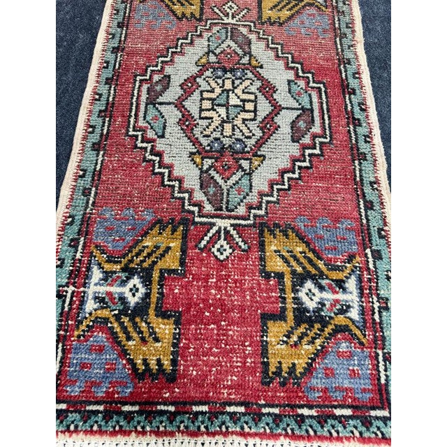 Contemporary Turkish Yastik Rug 1'8" x 3'1" For Sale - Image 3 of 5