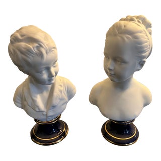 1950s Limoge Figurines- Set of 2 For Sale