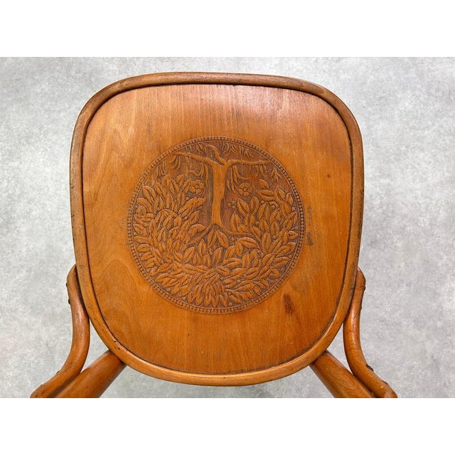Bentwood Dining Chairs from Thonet, 1930s, Set of 2 For Sale - Image 9 of 11