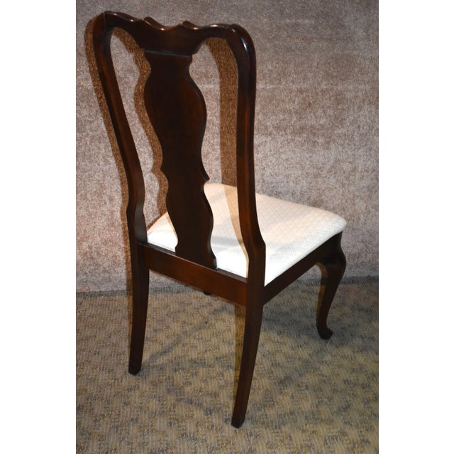 Vintage Singer Furniture Queen Anne Style Dining Chairs Set of 6