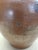 Brown Antique Americana Primitive Redware Jug / Whiskey Jug — 9" Hand-Thrown For Sale - Image 8 of 14