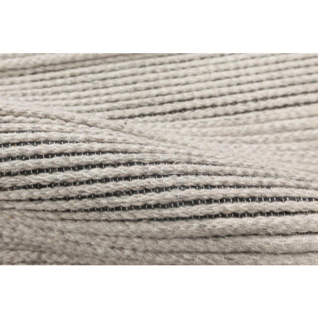 Contemporary Bauer collection Minimalist handmade wool rug by Doris Leslie Blau Size: 6'5" × 6'7" (195 × 200 cm). This...