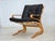 Norwegian Model Kengu Armchair in Leather and Bentwood from Rybo Rykken & Co, 1970s For Sale - Image 15 of 18