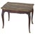 French Antique French Louis XV Kingwood Rouge Marble Top Low Table C1900 For Sale - Image 3 of 8