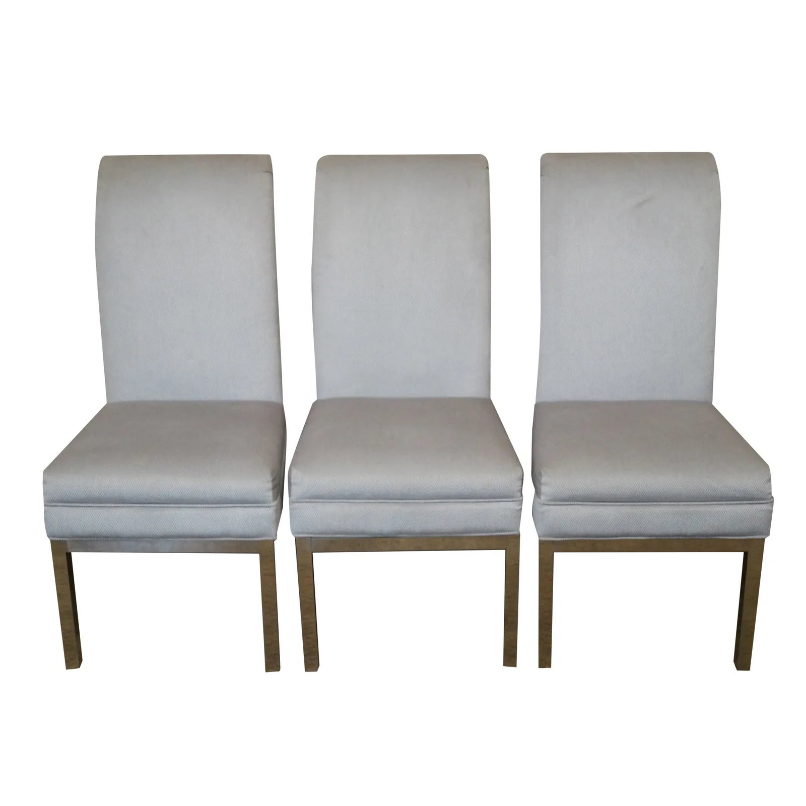 US Furniture Industries Chrome Dining Chairs 6 Chairish