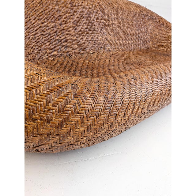 Woven Rattan Egg Sofa from Habitat, 1970s For Sale - Image 6 of 7