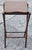 Wood Drexel Mid Century Distressed Walnut Lectern, Podium, X Side Book Stand or Music Stand For Sale - Image 7 of 8