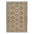 Rug & Kilim’s Diamond Play Rug in Mint and Rust, 5x8 For Sale