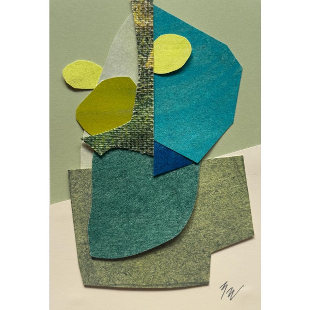 Paper "Petal 7" Original Mixed-Media Collage on Paper by Zac Woodiel For Sale - Image 7 of 11