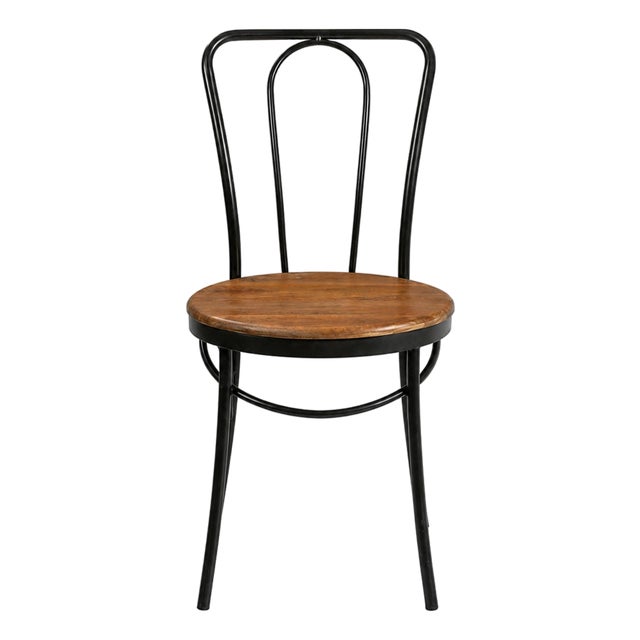Camden Wood Seat Bistro Dining Chair For Sale