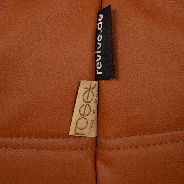 Togo 2-Seater Sofa in Brown Fabric by Michel Ducaroy for Ligne Roset For Sale - Image 5 of 9