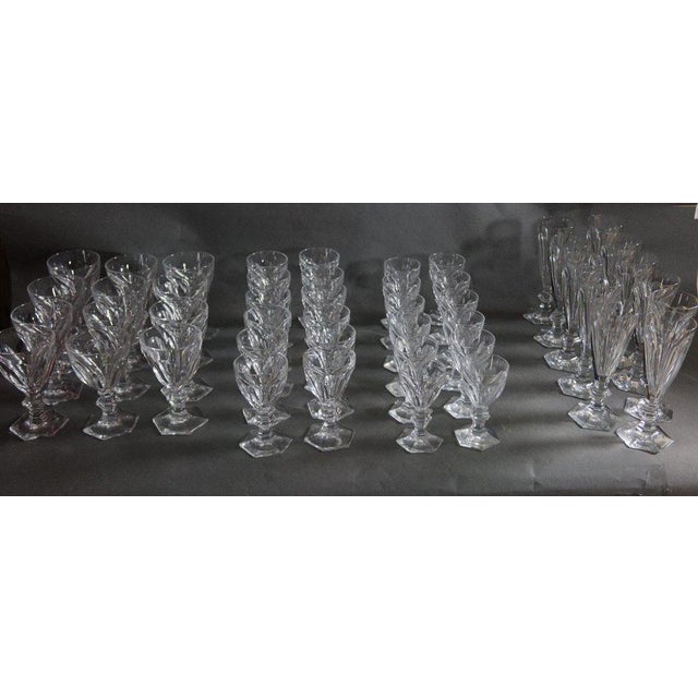 Glass Service in Crystal from Baccrat Mortèle Harcourt For Sale - Image 8 of 10