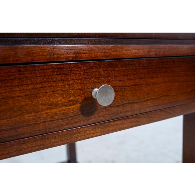 Pair of Stickley Cherry Metropolitan End Side Tables For Sale - Image 15 of 18