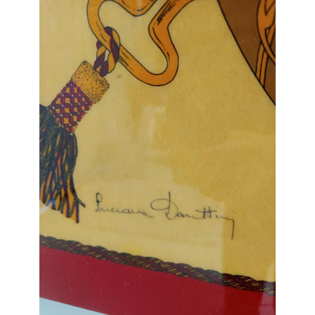 Postmodern Print on Wooden Tile Panel by Renato Balestra, Italy, 1980s For Sale - Image 12 of 14