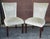 Aqua Set of Four Hickory Chair Made-to-Order Waved Velvet Upholstered Dining Chairs For Sale - Image 8 of 11