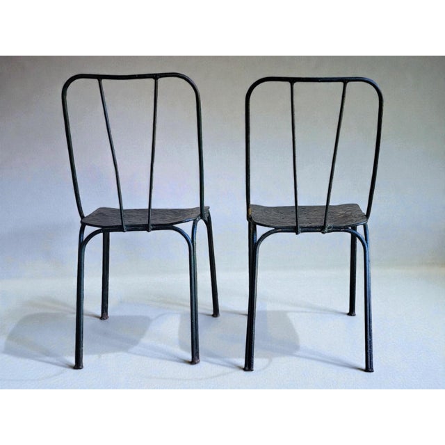 Vintage Garden Chairs from the Parc Et Jardin De Paris, 1950s, Set of 4 For Sale - Image 6 of 13