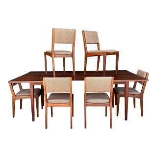 Arden Riddle Studio Made Dining Set With 6 Chairs For Sale
