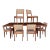 Arden Riddle Studio Made Dining Set With 6 Chairs For Sale