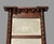 Antique Federal 21" Split Mirror with Barley Twist and Acorn Details Federal era dark wood frame wall mirror with two...