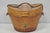 Antique American Victorian Brown Leather Travel Case Hat Box w/ Miller of NY Black Silk Top Hat. Circa Late 19th Century....
