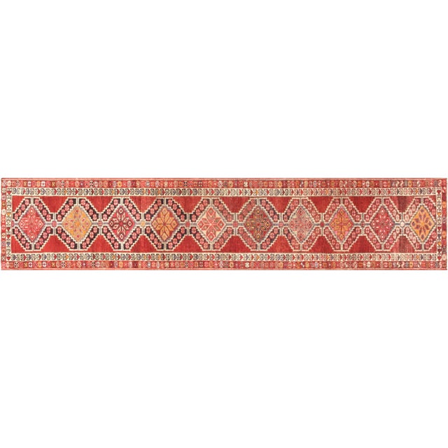 Textile 1960s Turkish Oushak Runner For Sale - Image 7 of 7