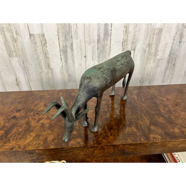 Bronze Antelope For Sale - Image 9 of 12