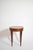 Round marquetry pedestal table, XIXth c. Height: 75 cm - 29.53 in Diameter: 60 cm - 23.62 in
