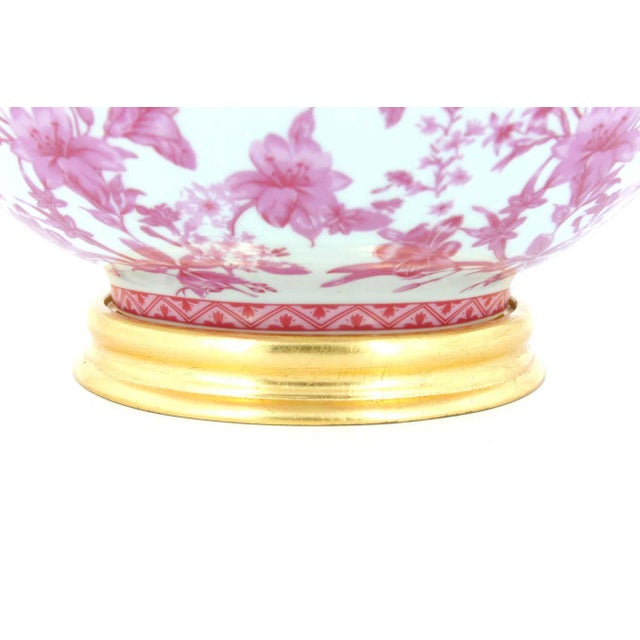 Late 20th Century French Hand Painted Glazed Porcelain Decorative Bowl For Sale - Image 5 of 12