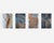 Mid-Century Modern 'Rust Quartet' Photographs, Industrial Abstract Art Prints, Set of Four 24 X 36" Photography Prints For Sale - Image 3 of 9