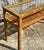 Coastal Vintage Coastal Woven Rattan Console Table For Sale - Image 3 of 9