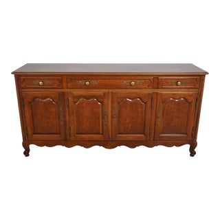 Kindel French Style Cherry Sideboard Buffet For Sale