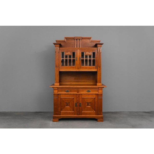 Item: Buffet Cabinet Period & Style: Art Nouveau - Early 20th Century Features - Stylish and practical piece of furniture...