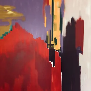 “Syllables” Original Oil Abstract Painting by Erik Sulander 48x48