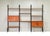 Wall Unit in Teak and Brass by Louis van Teeffelen for Wébé, Netherlands, 1950s, Set of 13 For Sale - Image 4 of 18