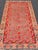 Tribal Ntricate Vintage Khotan Rug With Sub-Geometric Design in Reds and Light Blue For Sale - Image 3 of 10
