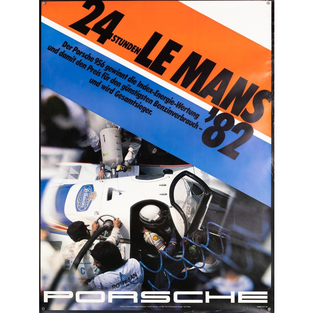 24 Hours of Le Mans 82 Motorsport Poster by Erich Strenger, 1982 For Sale - Image 9 of 9