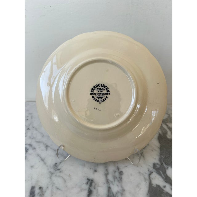 Mid-Century Modern Franciscan Desert Rose Earthenware Salad Plate Set - 12 Plates For Sale - Image 3 of 6