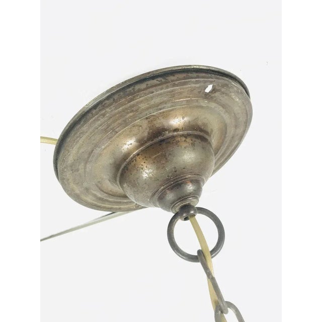 Antique Marble Glass Ceiling Lamp, 1920s For Sale - Image 15 of 17