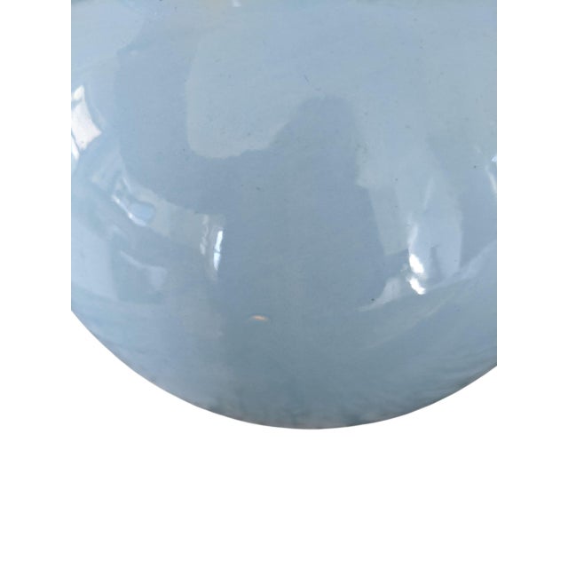 Jonathan Adler Baby Blue Ceramic Gourd Vase For Sale In Charlotte - Image 6 of 7