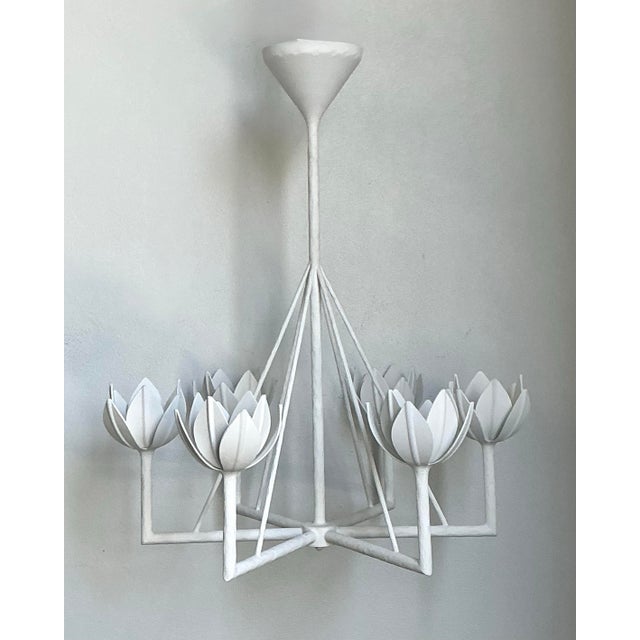 Vintage Visual Comfort Small Single Tier “Alberto” Chandelier For Sale - Image 9 of 12
