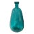 Vintage Large High Sky-Blue Recycled Glass Bottle Vase For Sale