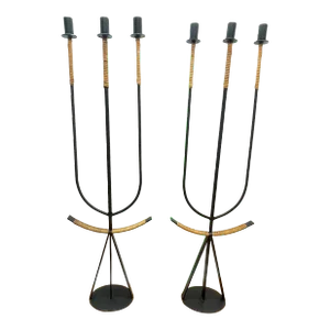 Arthur Umanoff Mid-Century Candleholders